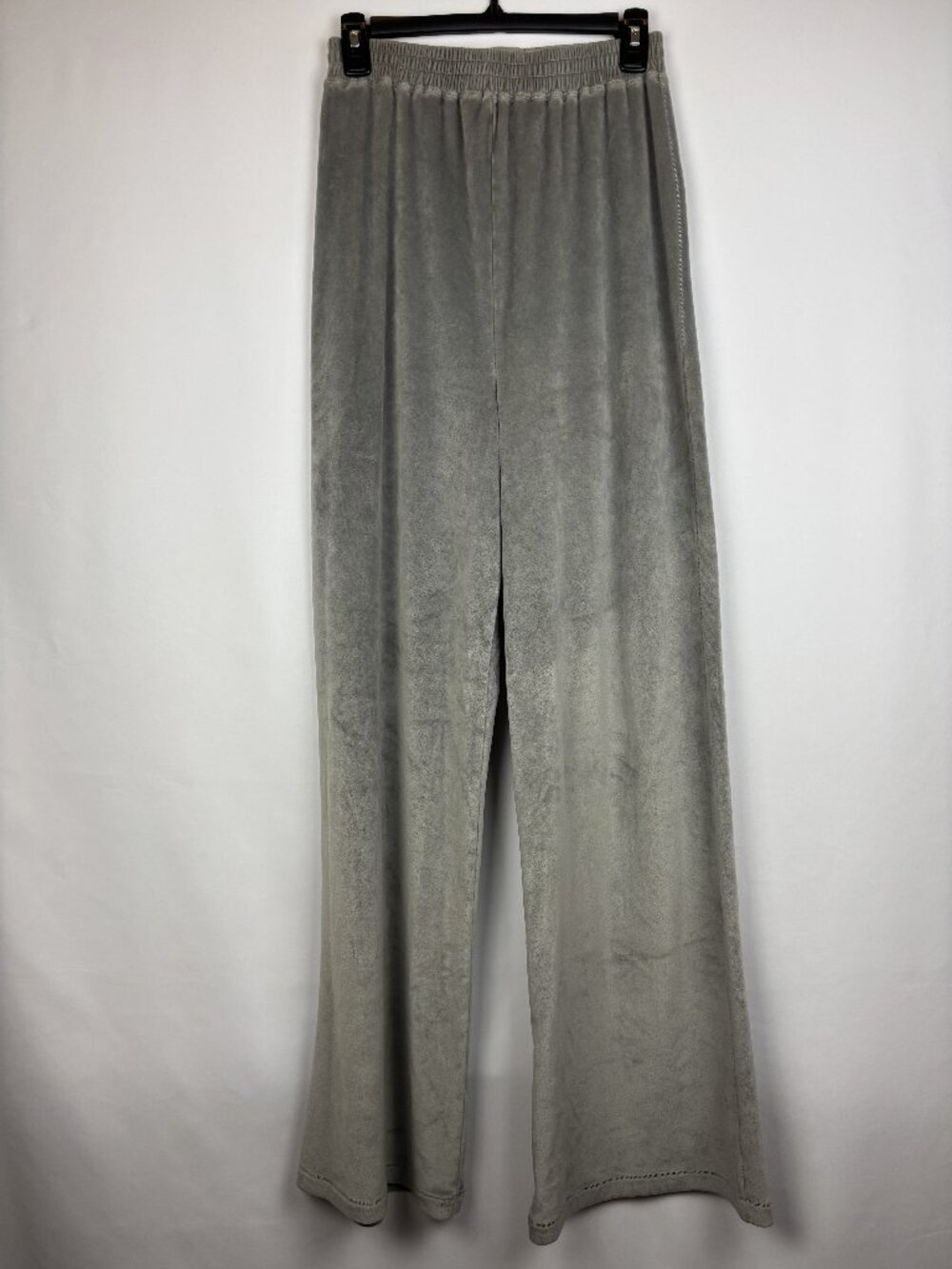 Small Skims Velour Pants Velvet Soft Lounge Pant Sweatpants Light Gray Pull On
